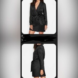 Victoria Secret Satin Blazer Dress never worn with tags 1xl. Super chic
